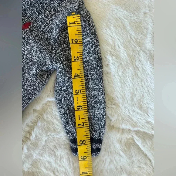 Ralph Lauren kids | newborn size 12m black and white knitted warm sweater - Picture 5 of 9